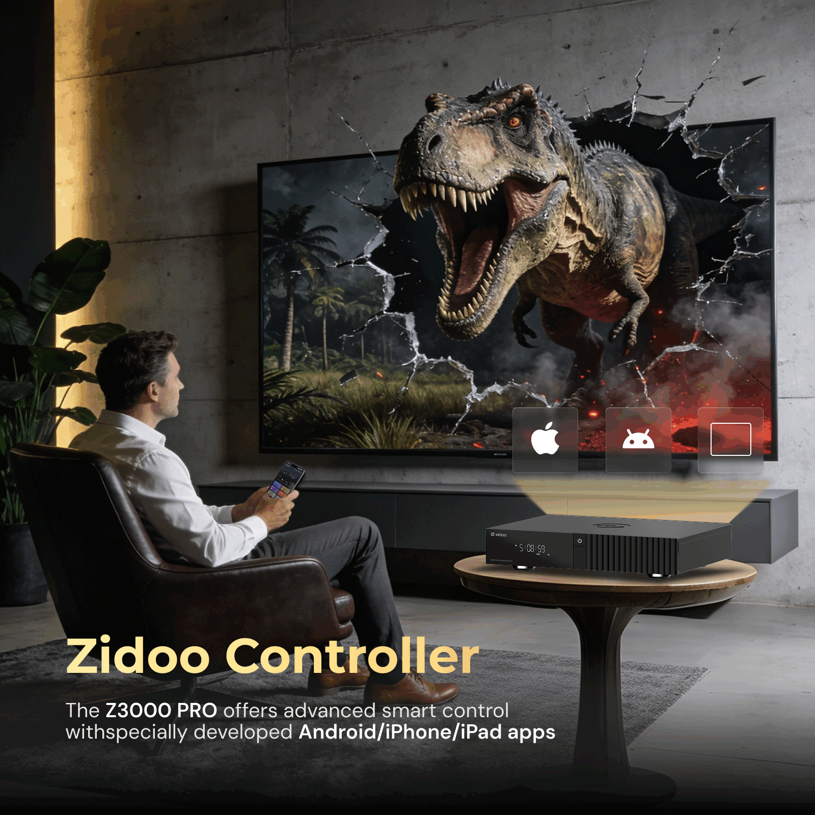 Zidoo Z3000 PRO – Lettore Multimediale 8K Con Amlogic S928X-K, 8GB RAM, 64GB Storage, Android 11, Supporto Dolby Vision E HDR10+