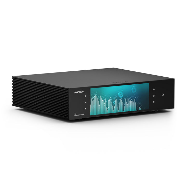 Eversolo T10 Music Streamer Transport with Remote|Music Digital Turntable | Octa-core ARM|Aluminium Alloy shell|OCXO clock system|Support External Clock|SFP/Ethernet/Wireless Streaming|20 Custom PEQ